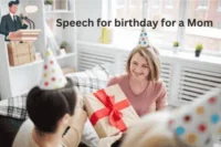 Speech on Birthday for a Mom Short and Long